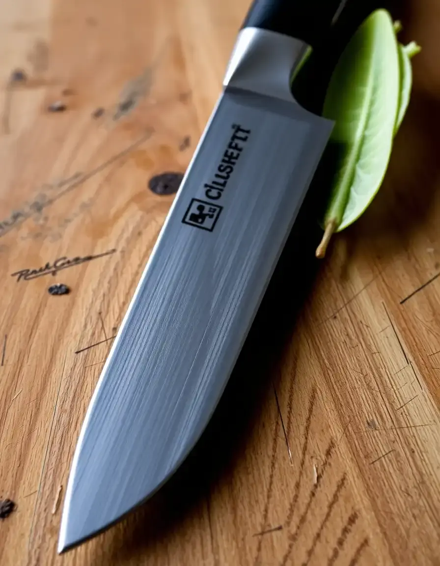 Lightweight stamped kitchen knife