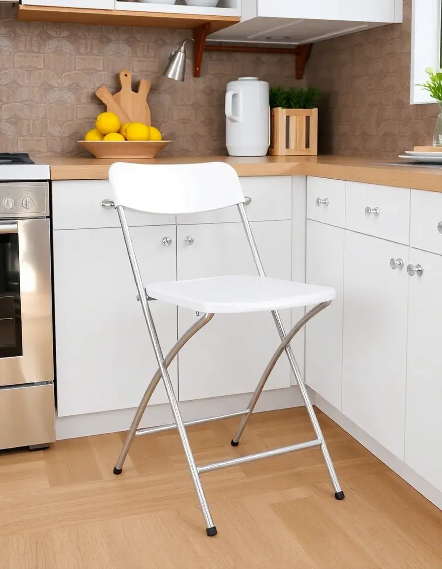 Folding Kitchen Chair Metal Frame