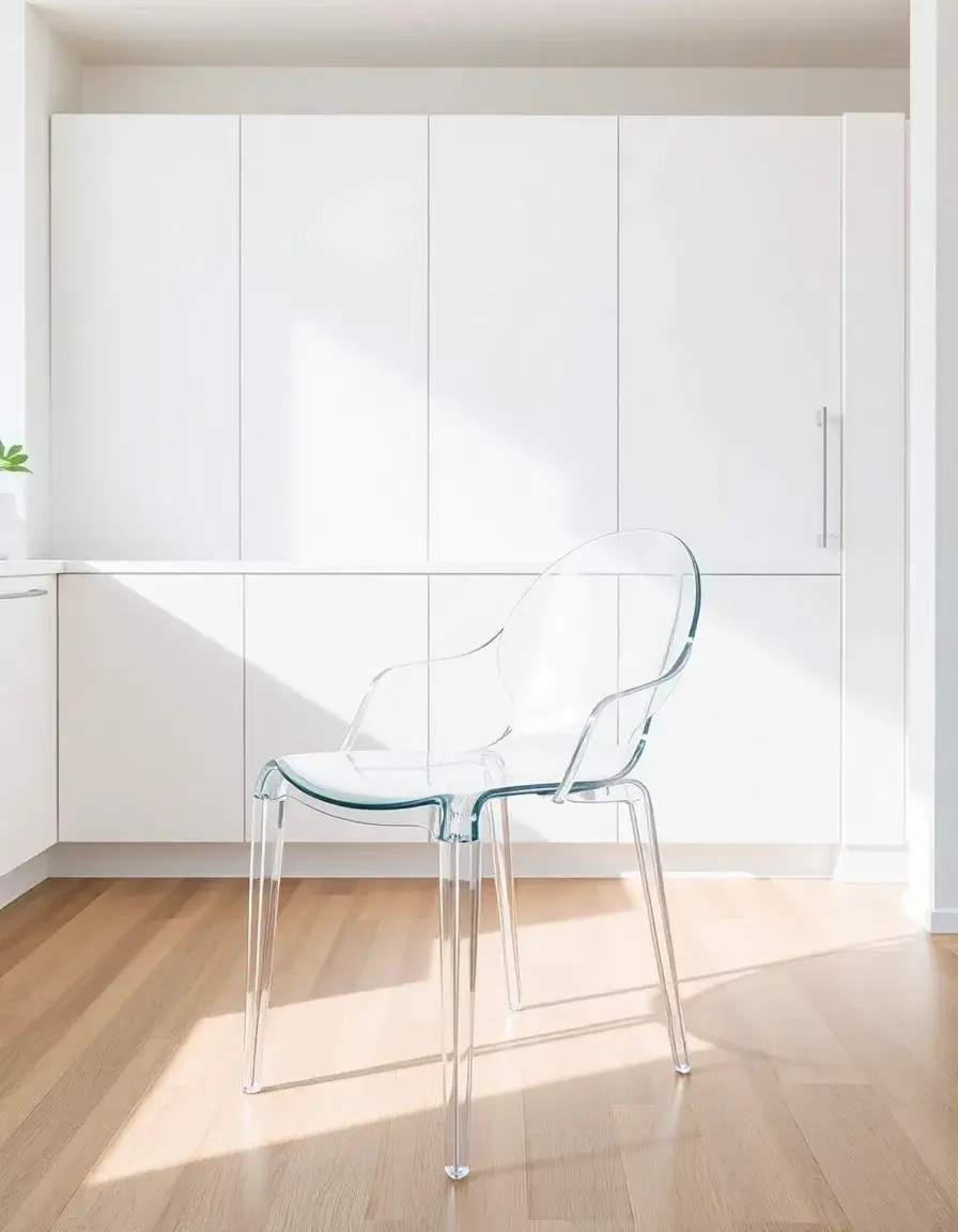 Acrylic Kitchen Chair Contemporary