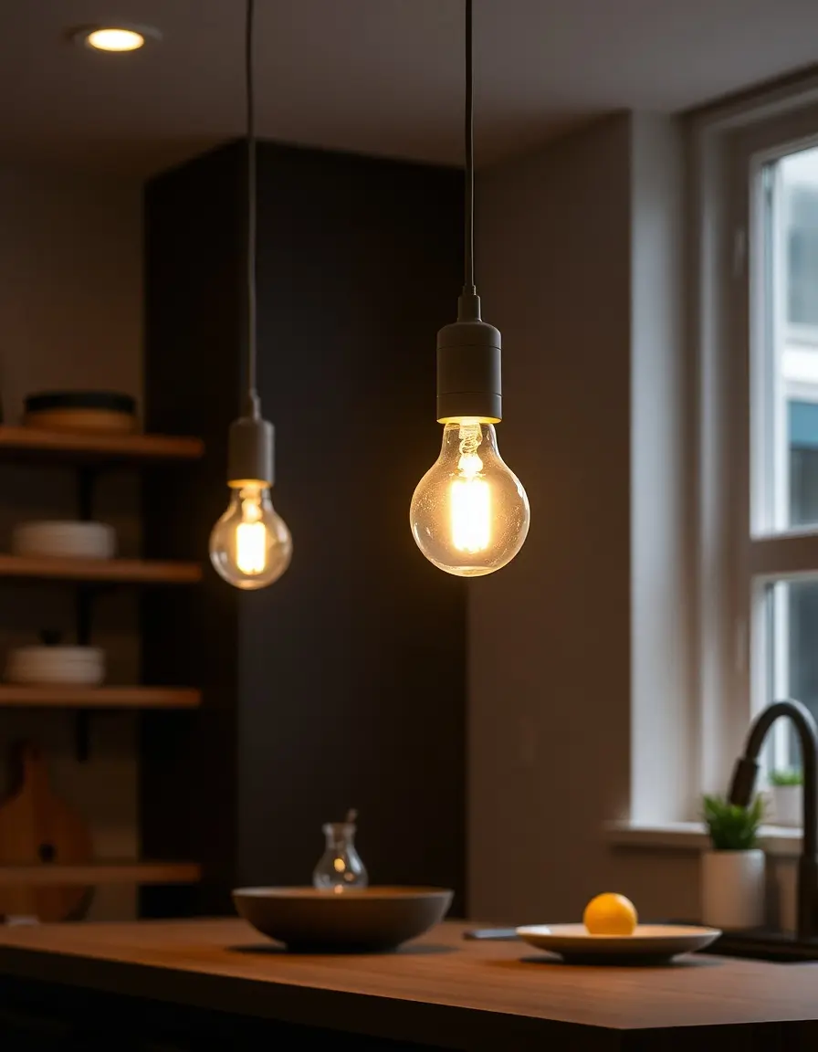 Dimmable LED pendant bulbs