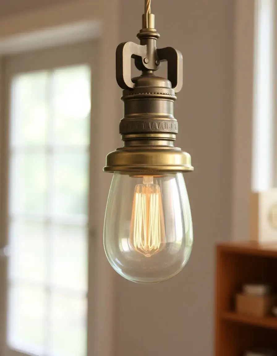 Antique vintage kitchen pendant socket