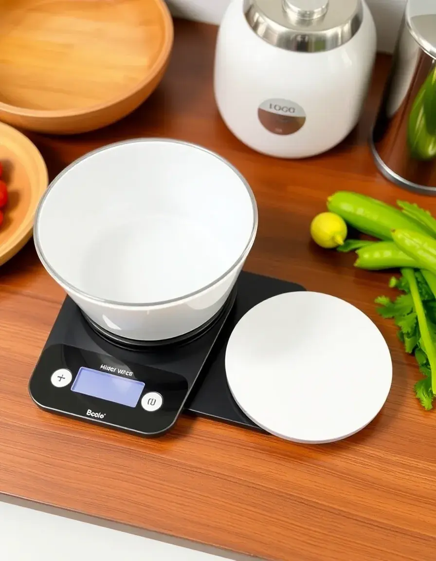 Digital Kitchen Scale with Bowl