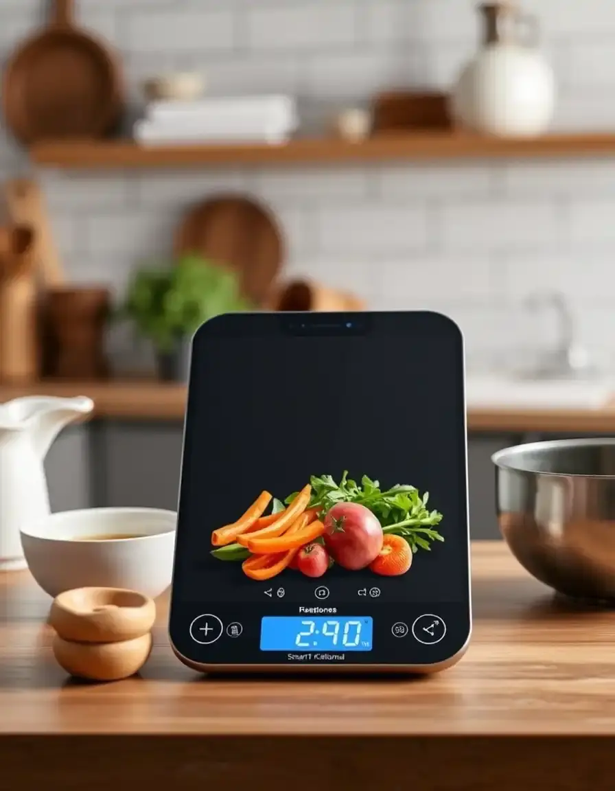 Nutritional Kitchen Scale App Connected