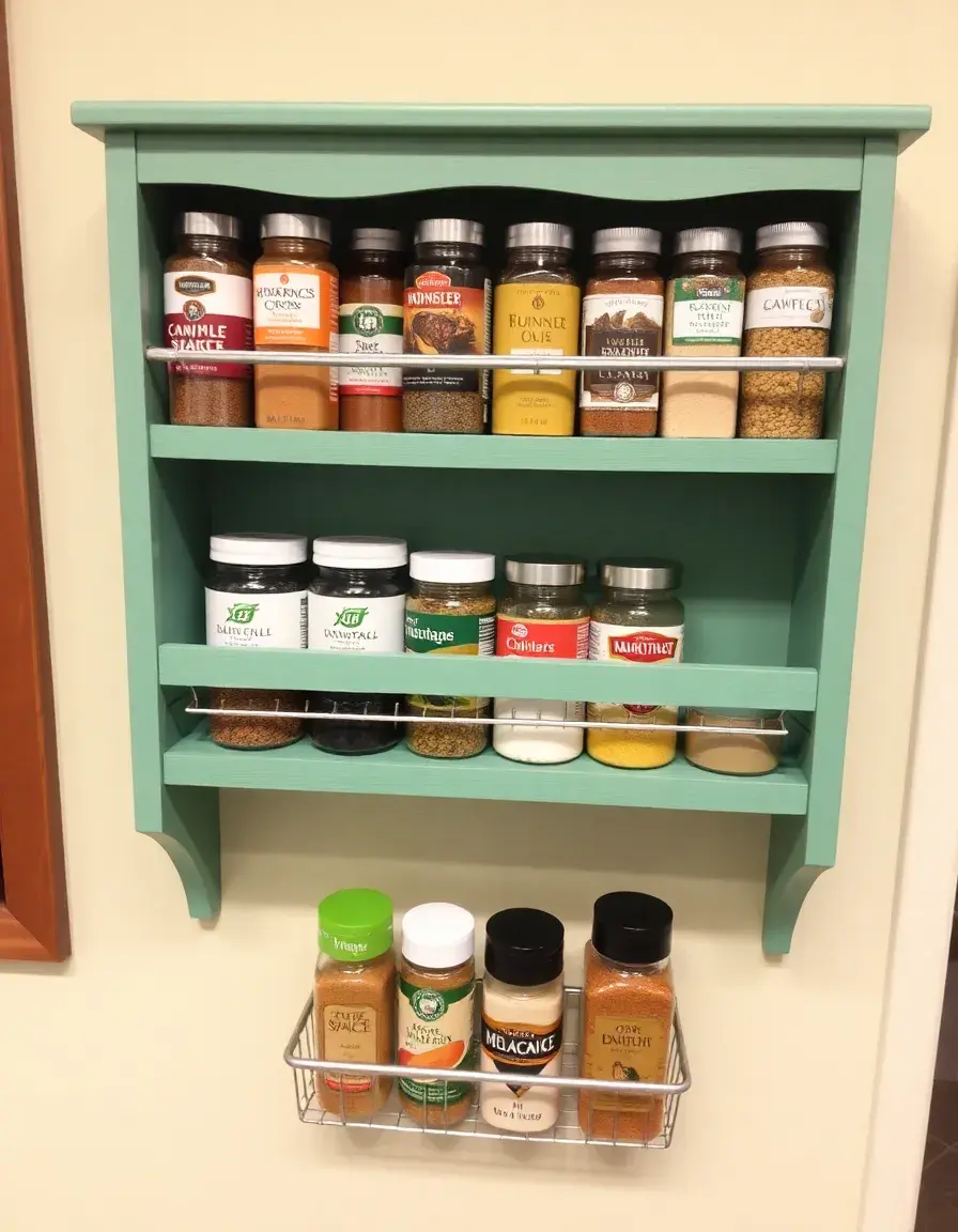 Shaker Kitchen Spice Rack
