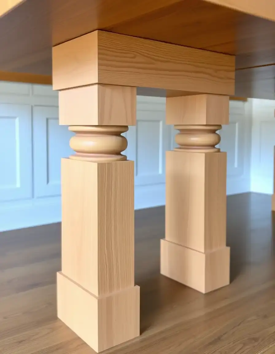 Shaker Kitchen Table Leg