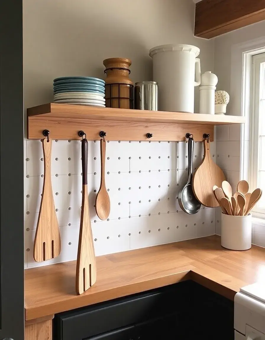 Shaker Kitchen Peg Rail