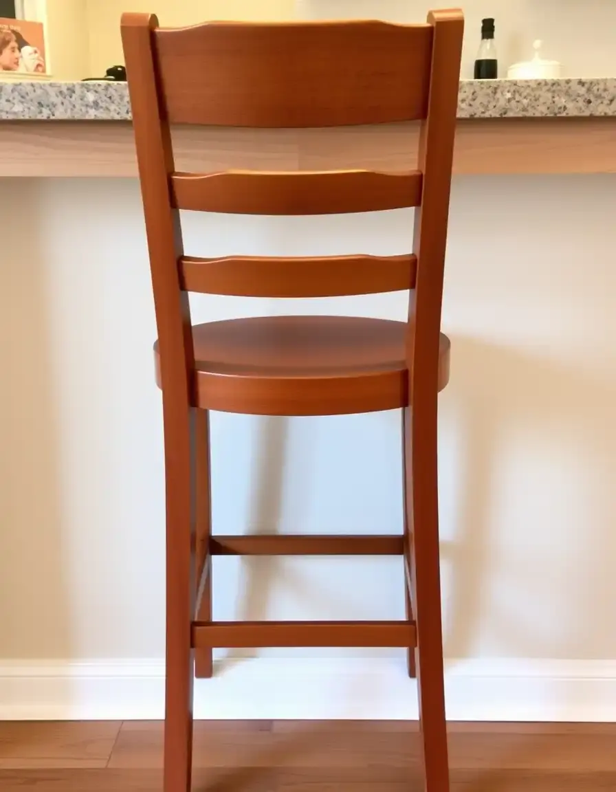 Wooden Kitchen Stool Counter