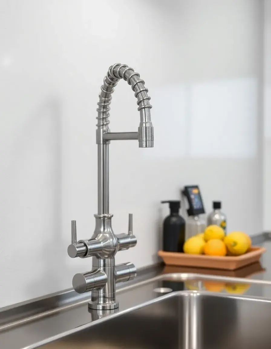 Durable commercial kitchen faucet heavy duty