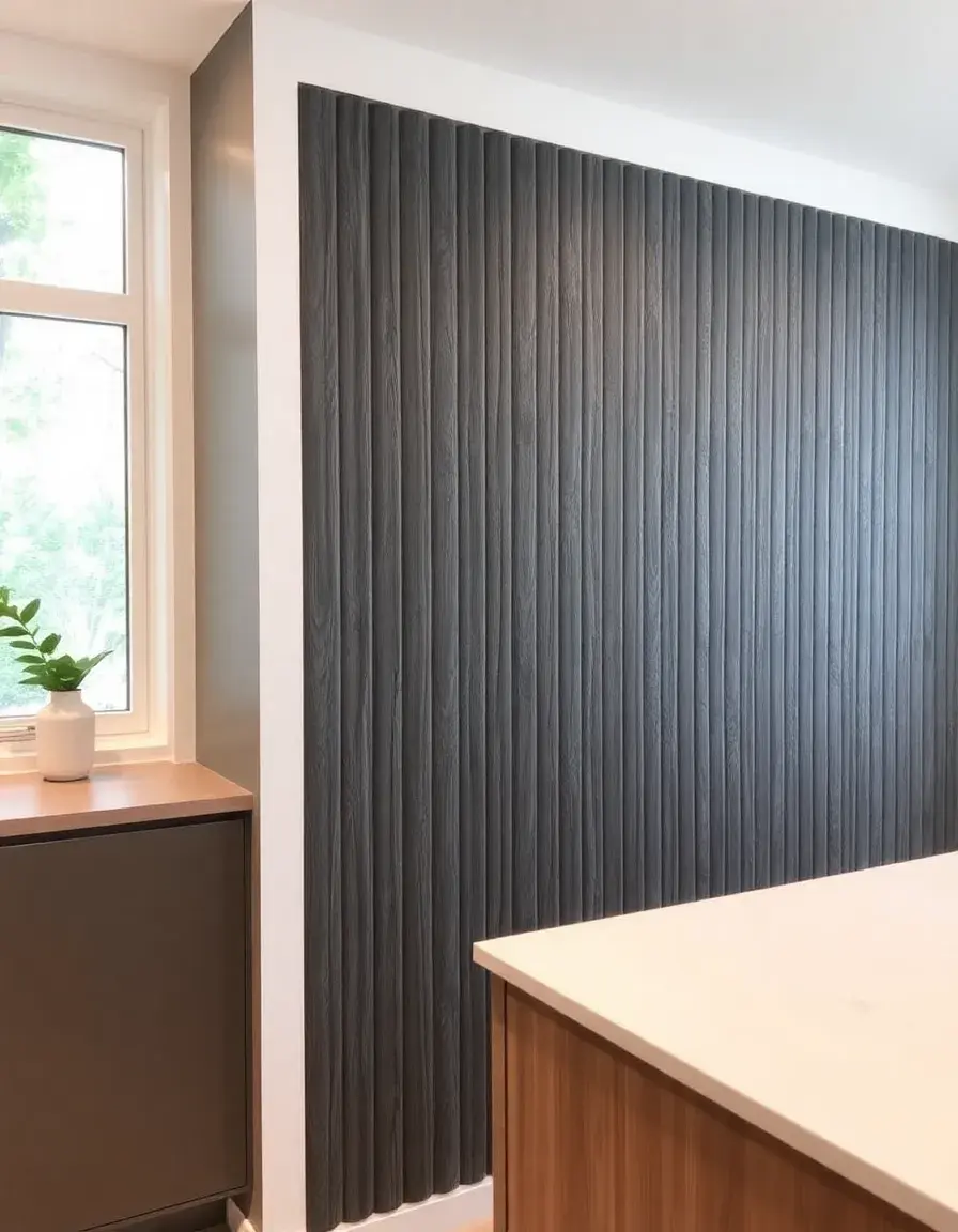 Acoustic wall panel for closed kitchen walls