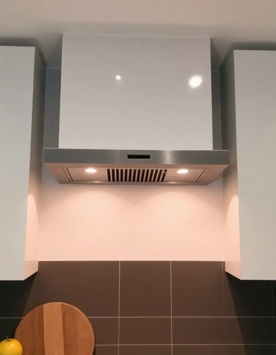 Quiet ventilation fan for closed kitchen exhaust