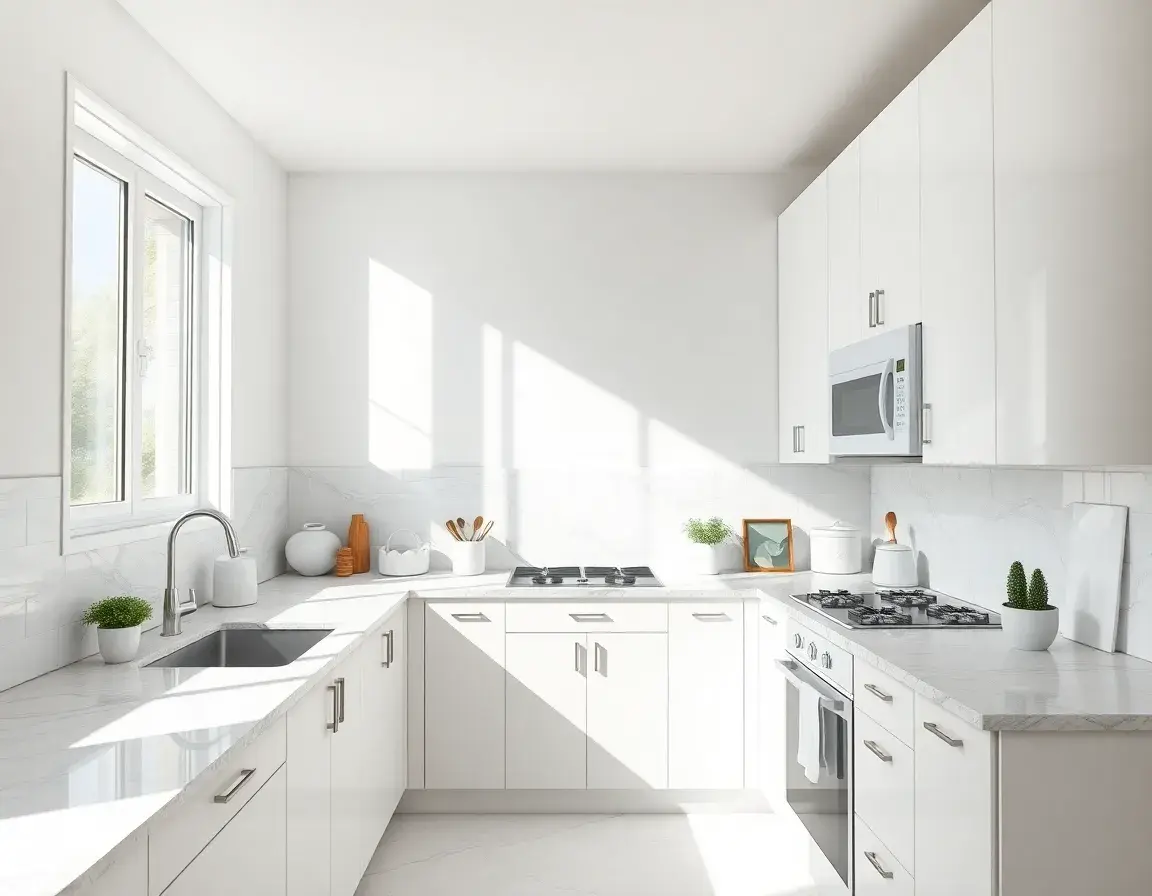 white kitchen