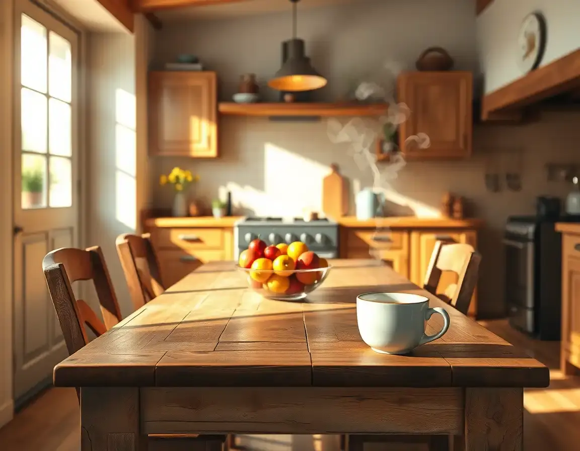 kitchen table and