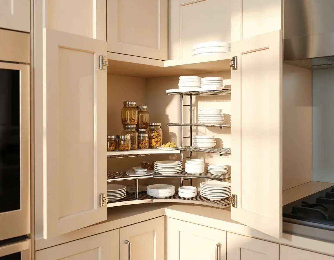 Maximizing Space with Corner Kitchen Cabinets | KitchGear