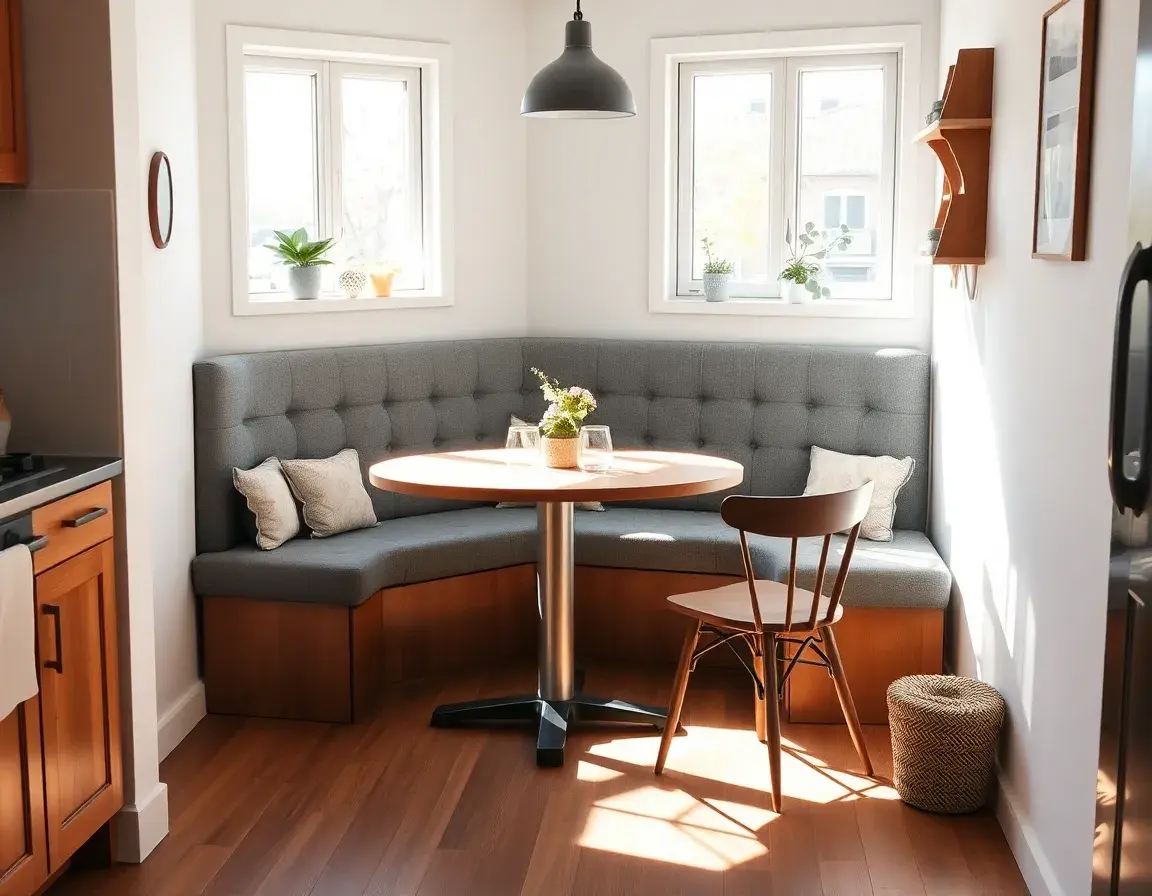 Corner Kitchen Bench Tables for Family Meals