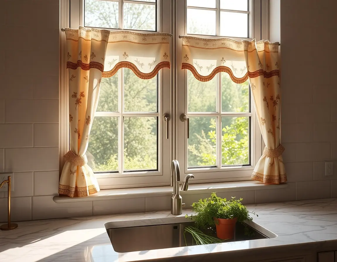 Kitchen Curtains to Enhance Your Window | KitchGear