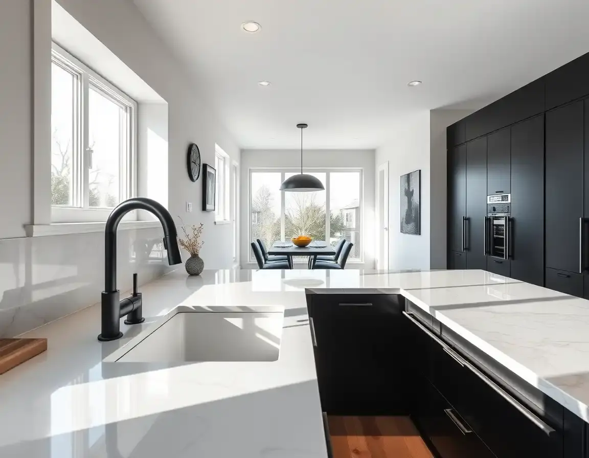 Timeless Black and White Kitchen Design Trends