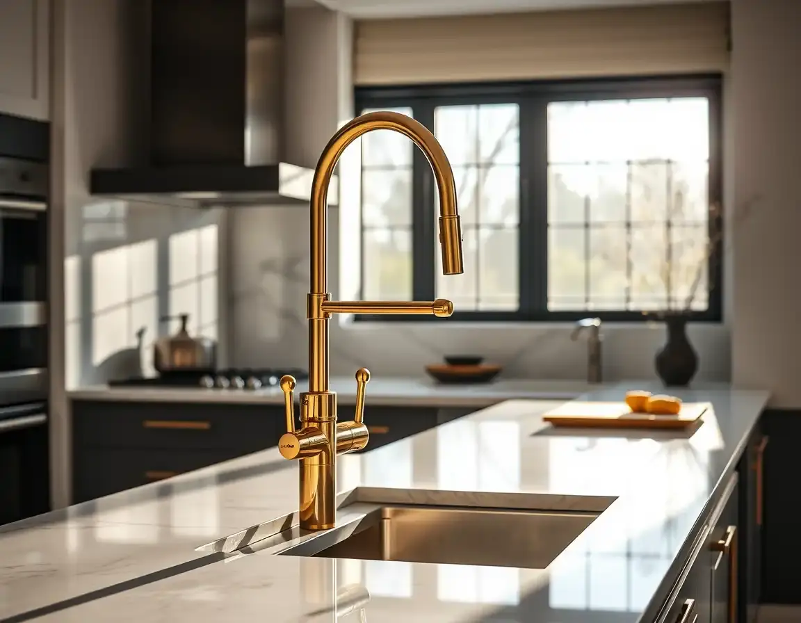 Best Brass Kitchen Faucets for a Luxurious Touch | KitchGear