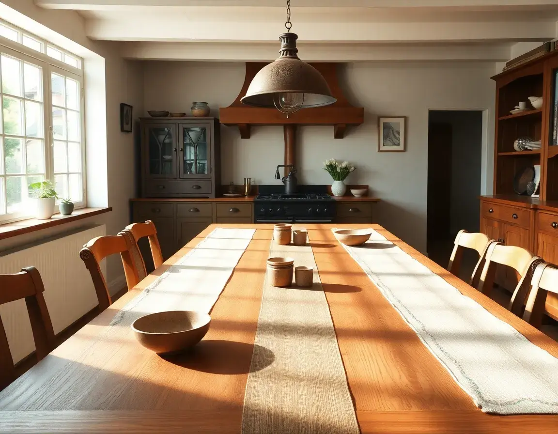 Rustic Farmhouse Kitchen Tables and Complementary Gear