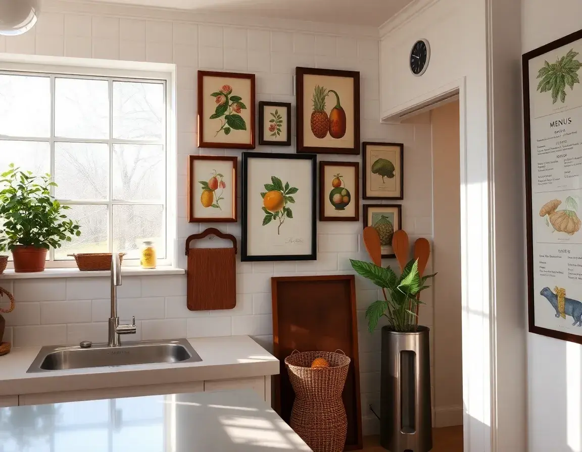 Art for a Kitchen Wall: Selection and Hanging Tools | KitchGear
