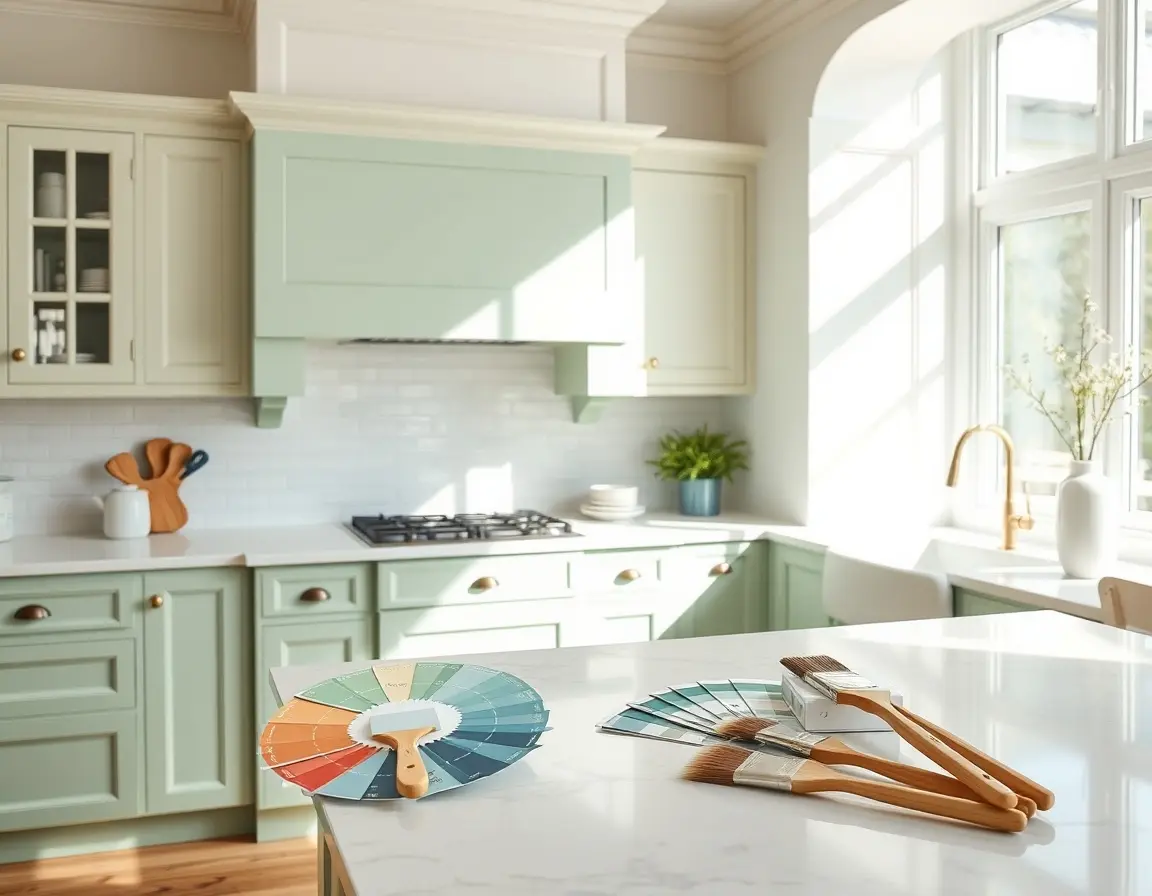Color Suggestions for Kitchen: Painting Tools & Expert Design Tips