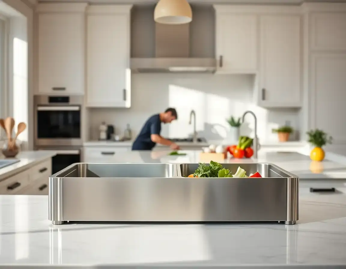 Double Kitchen Bins for Efficient Waste Management | KitchGear