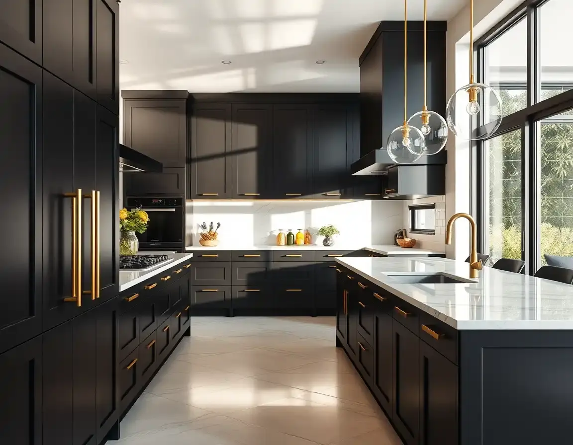 Bold Black Kitchen Cabinets for Modern Homes | KitchGear