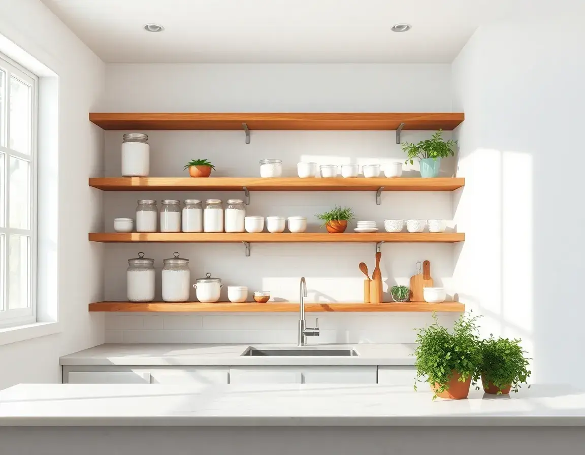 kitchen shelves