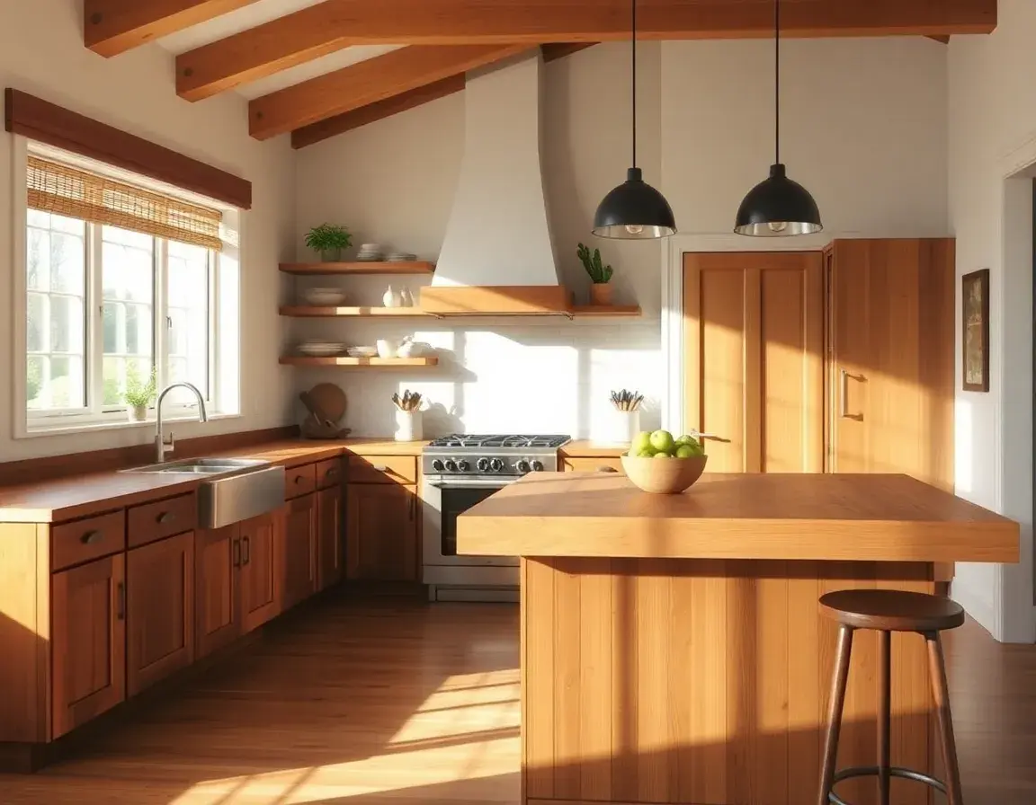 wooden kitchen