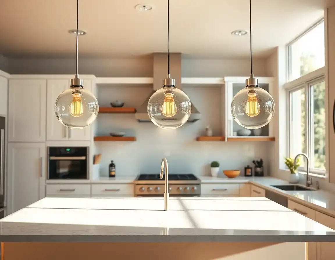 Pendant Lighting for Kitchen Island: Styles and Installation Tips