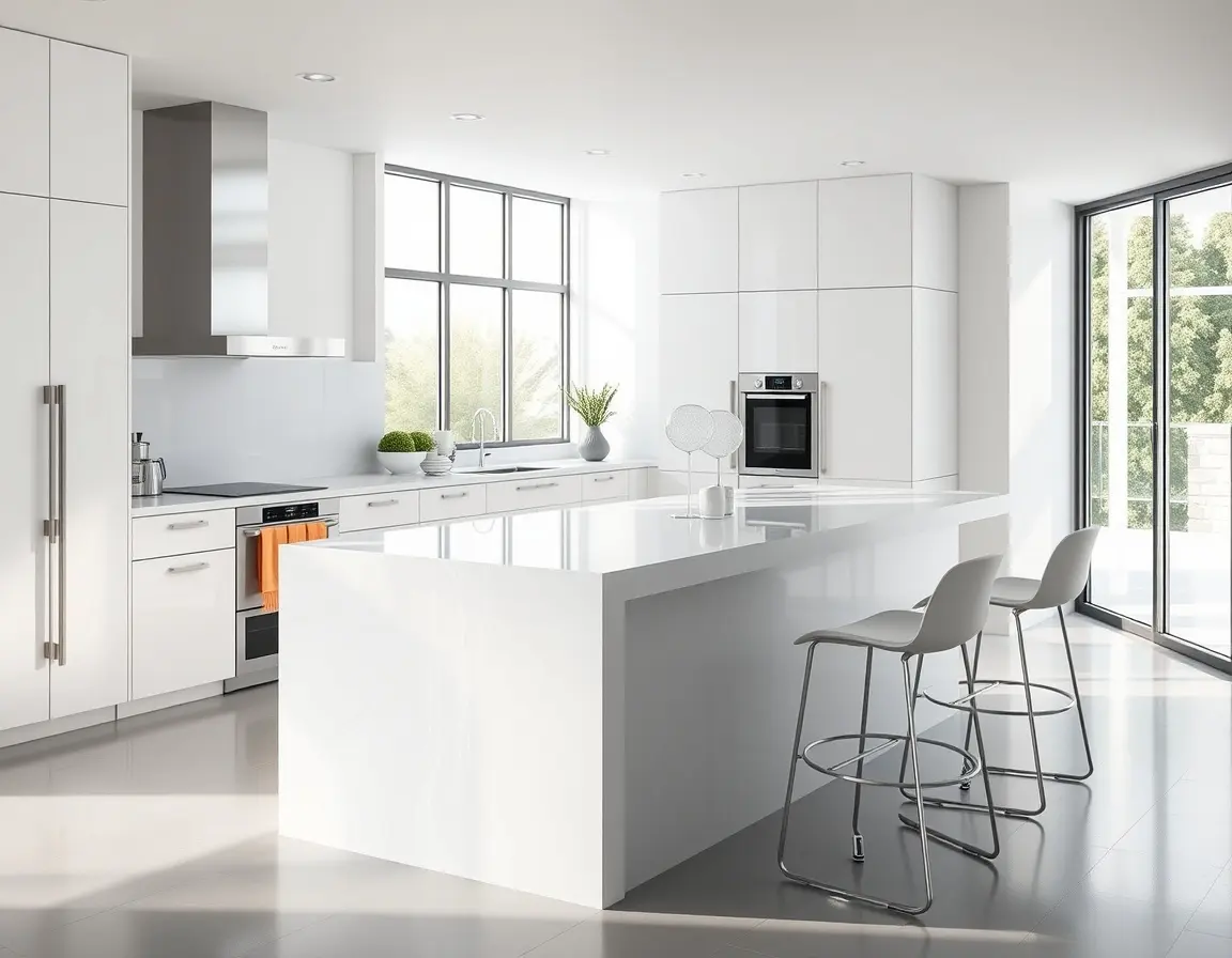 Waterfall Countertops: Modern Design Trends for Kitchens | KitchGear