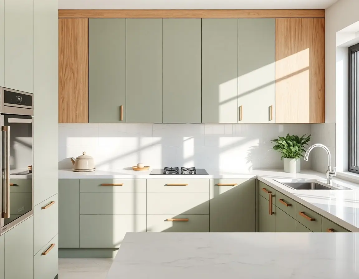 sage green kitchen